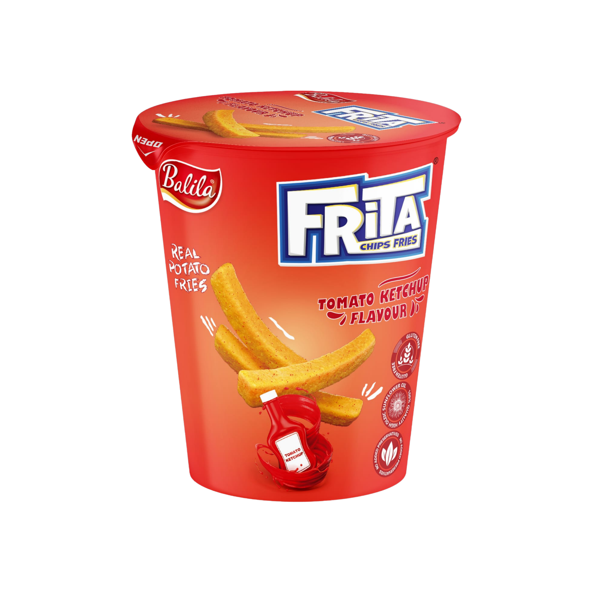 Balila FRITA hranolčeky s príchuťou kečupu