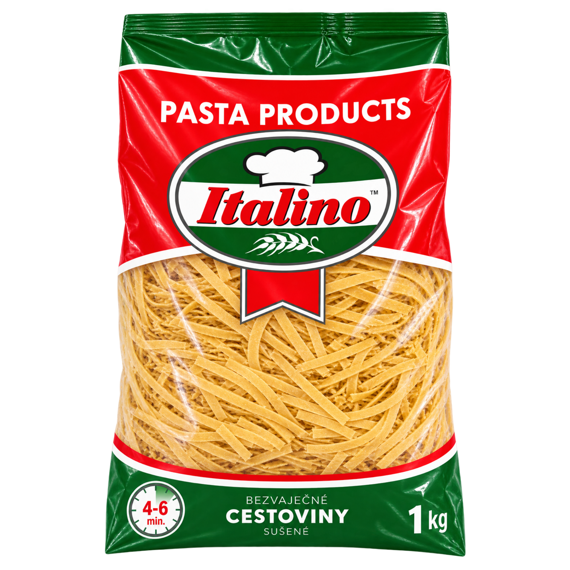 Bezvaječné cestoviny 1kg rezance