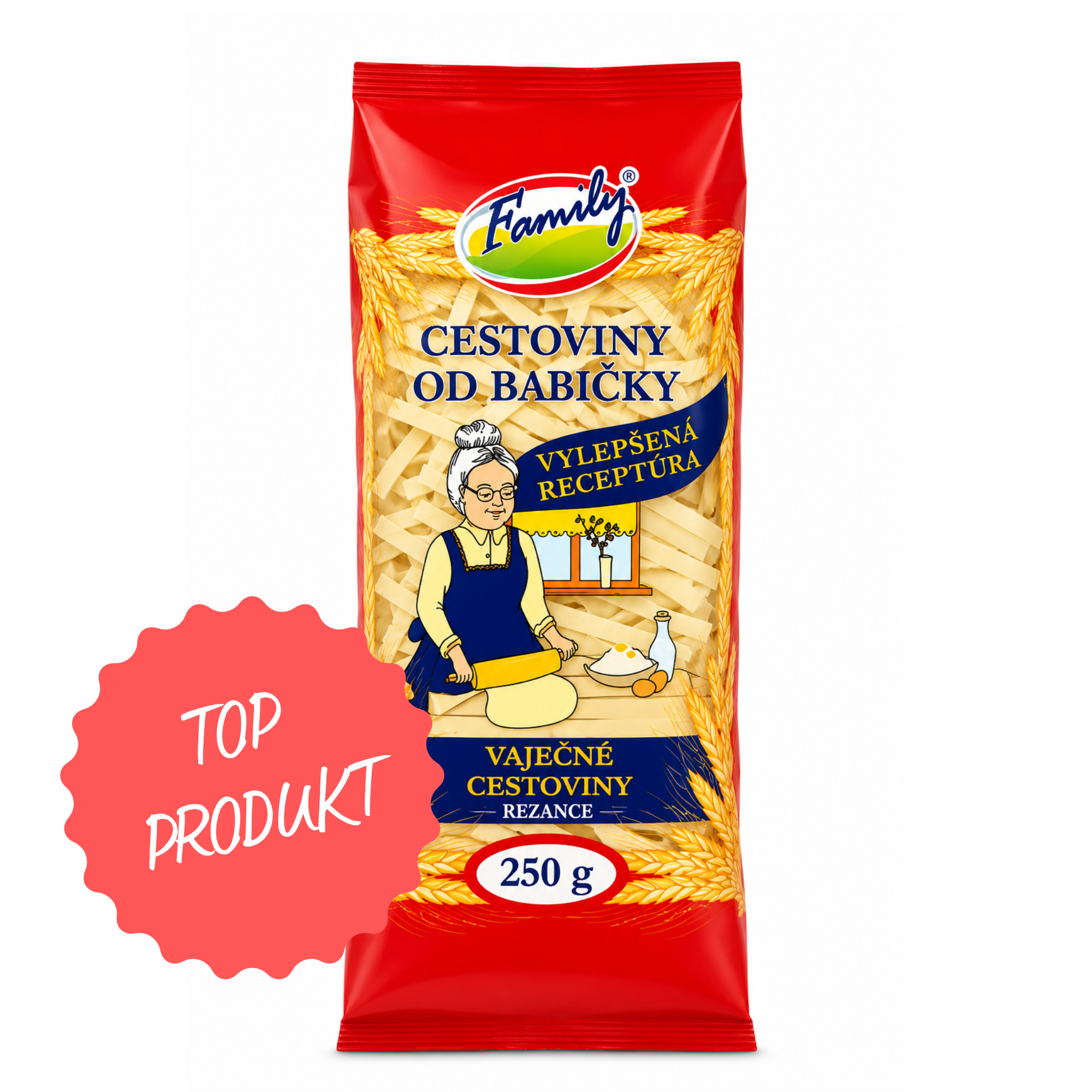 Vaječné cestoviny sušené – niťovky 250g