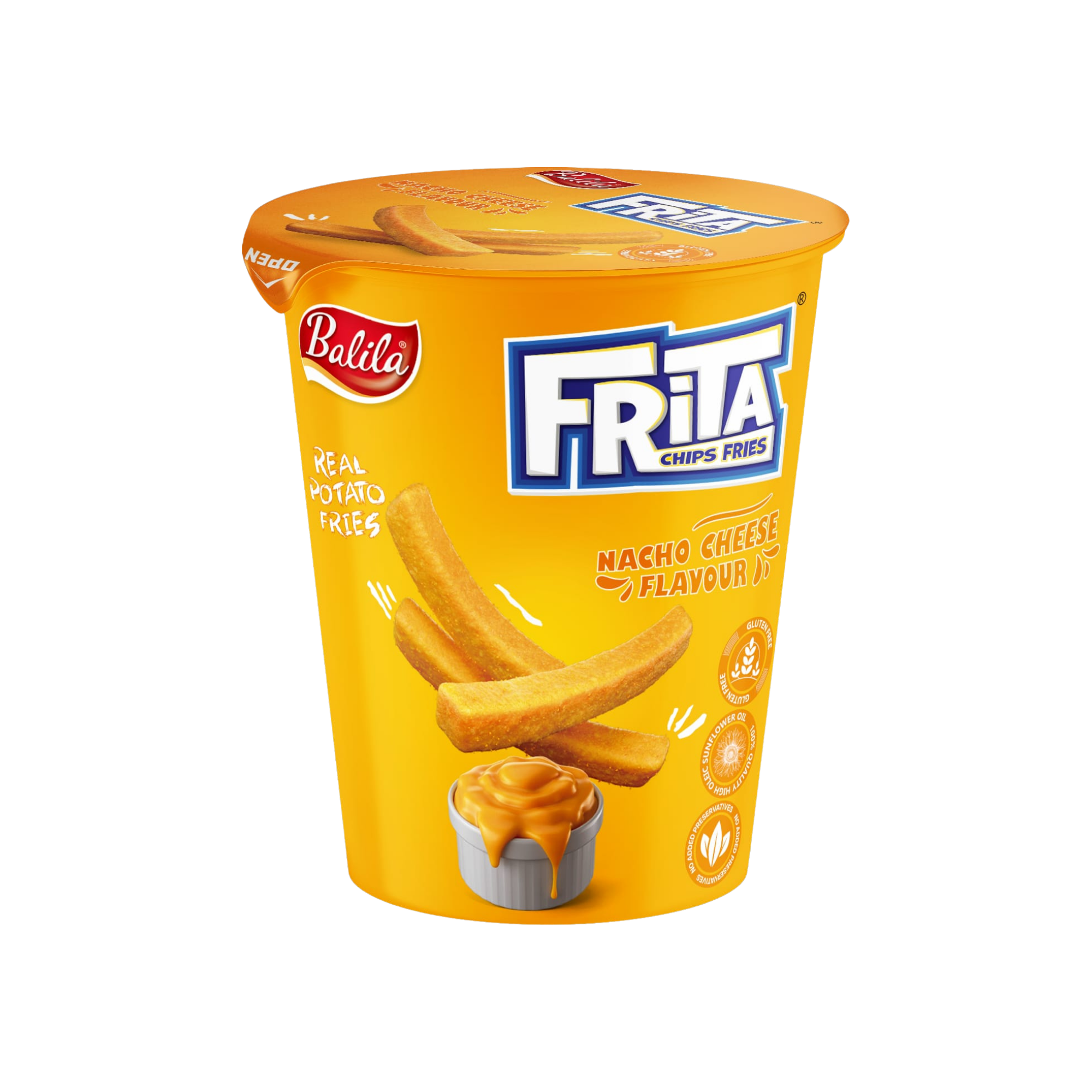Balila FRITA hranolčeky s príchuťou syra Nacho