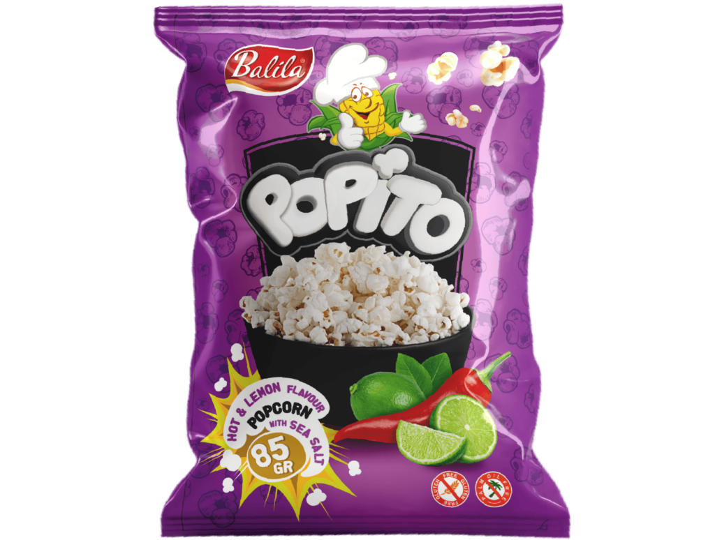 Balila Popcorn s príchuťou čili a limetky 85g