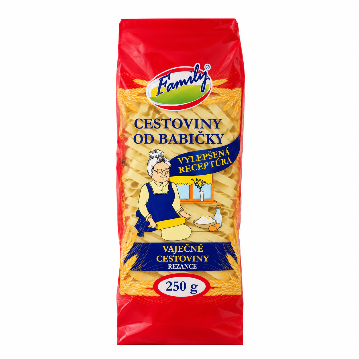 Vaječné cestoviny sušené – rezance 250g