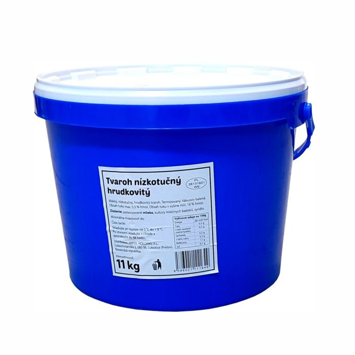 Tvaroh nízkotučný, hrudkovitý 11 kg