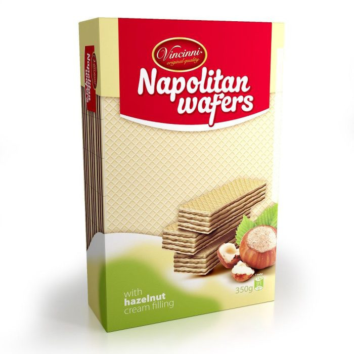 Napolitan wafers lieskový orech 350g