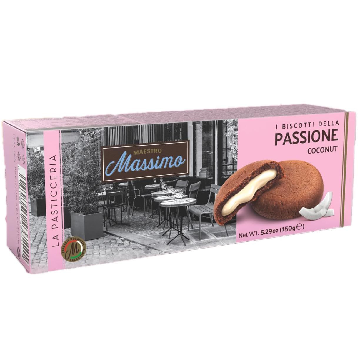 Maestro Massimo Biscotti della PASSIONE - Coconut , 150 g