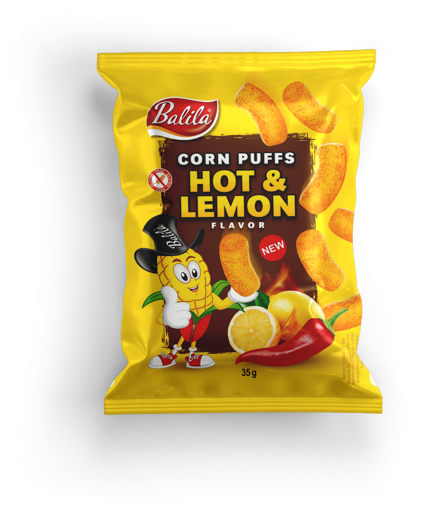 Balila Kukuričné chrumky s príchuťou chilli a citrón 35g