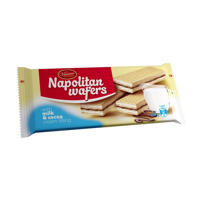 Napolitan wafers mliečno-kakaové 60g