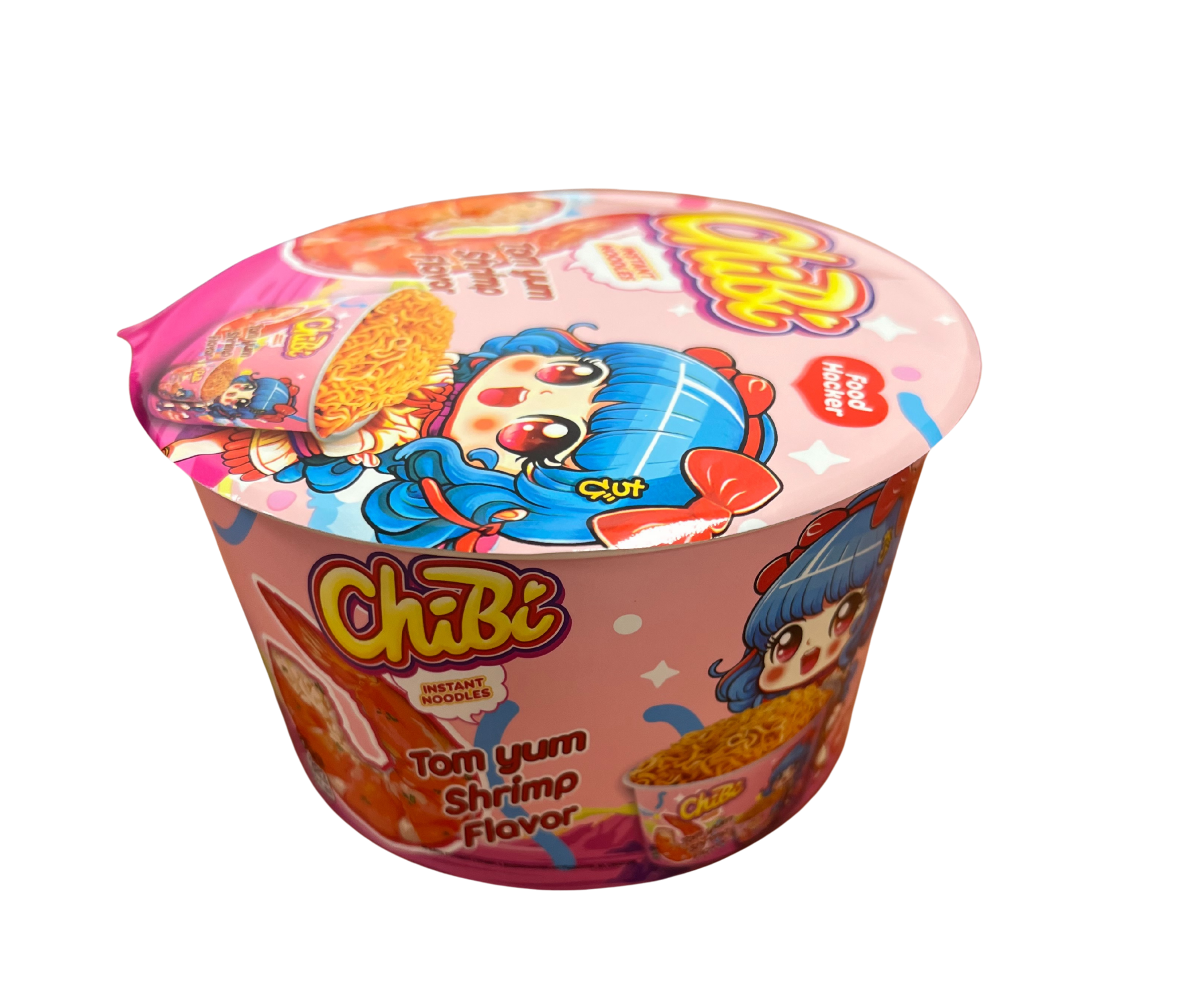 Chibi Instantné rezance príchuťou Tom Yum s krevetami , 85 g