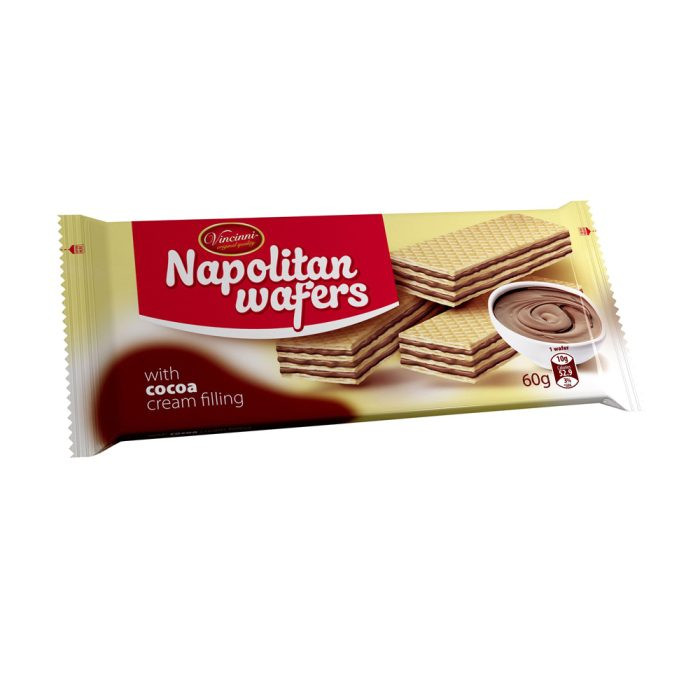 Napolitan wafers kakao 60g