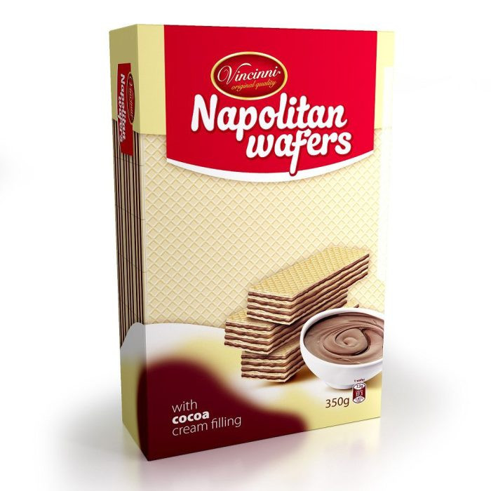 Napolitan wafers kakao 350g