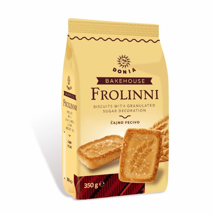 Čajové pečivo dekorované granulovaným cukrom 350g