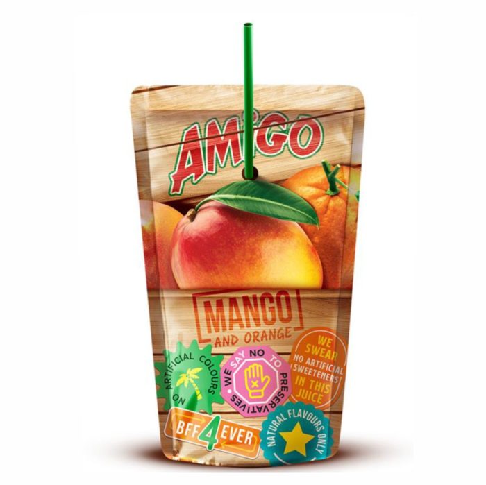 Obr. AMIGO MANGO a POMARANČ 200 ml