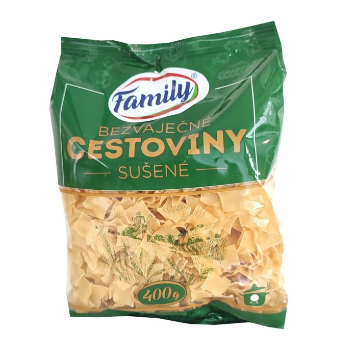 Obr. Bezvaječné cestoviny sušené – fliačky 400g