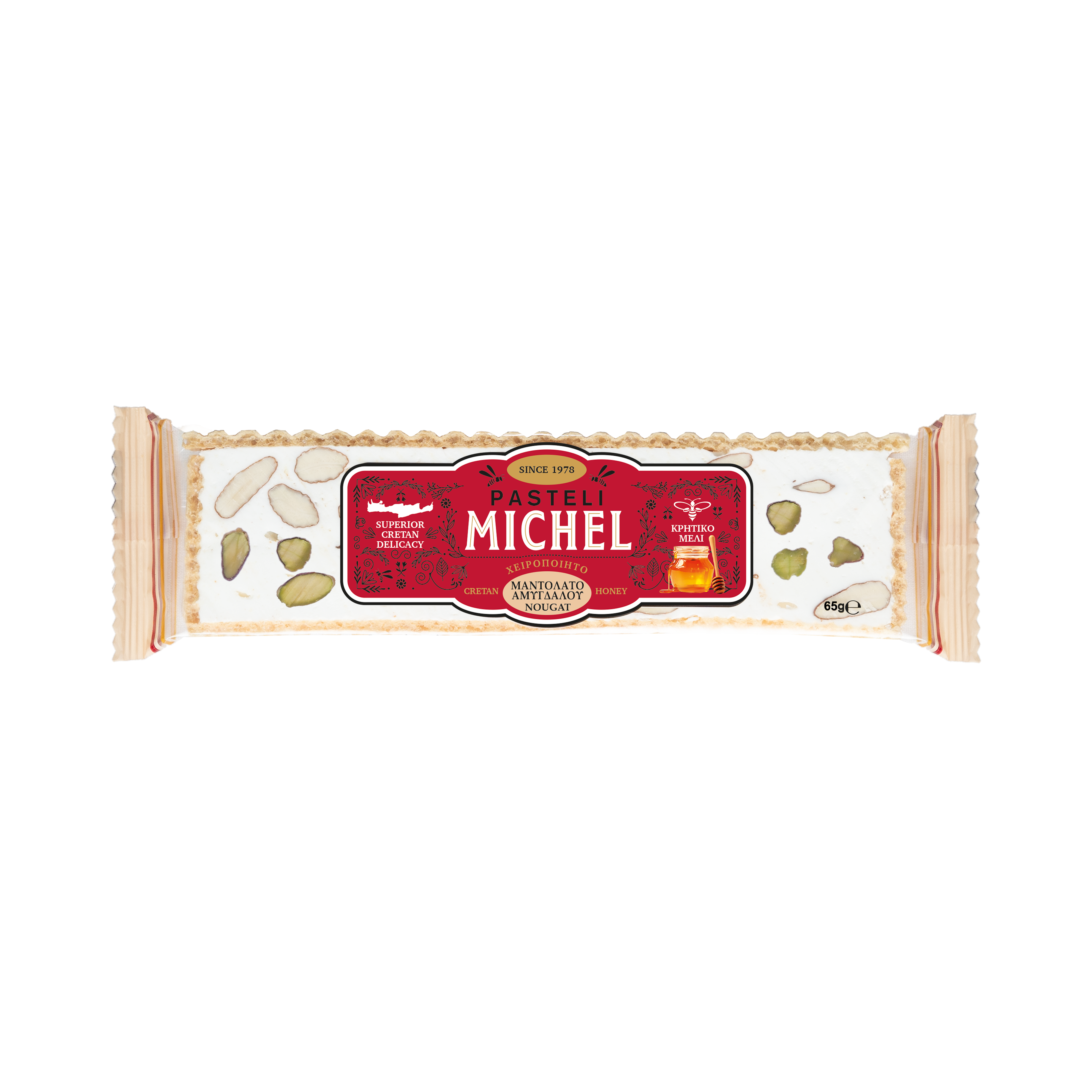 Obr. Pasteli Nugátová tyčinka s mandľami  65 g