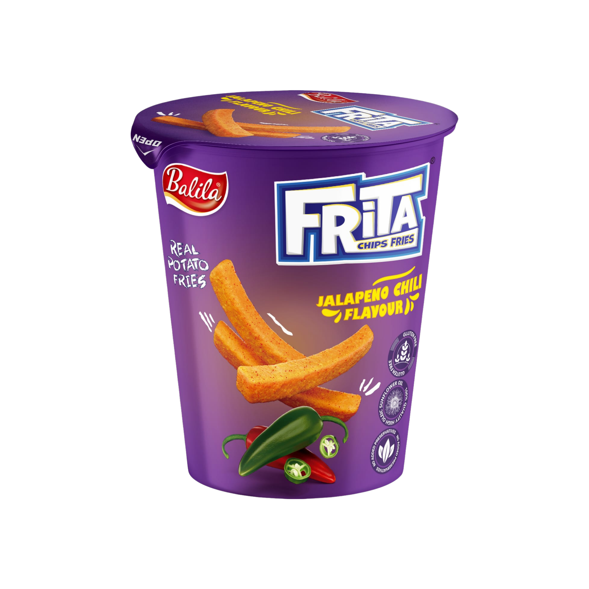Obr. Balila FRITA hranolčeky s príchuťou jalapeňo