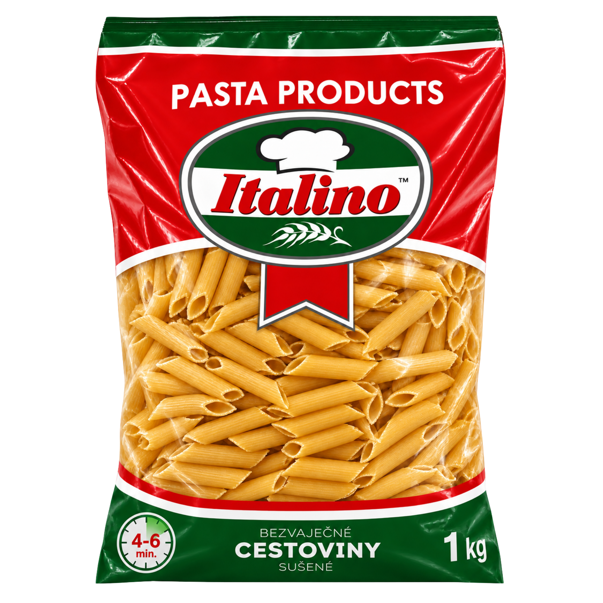 Obr. Bezvaječné cestoviny 1kg penne