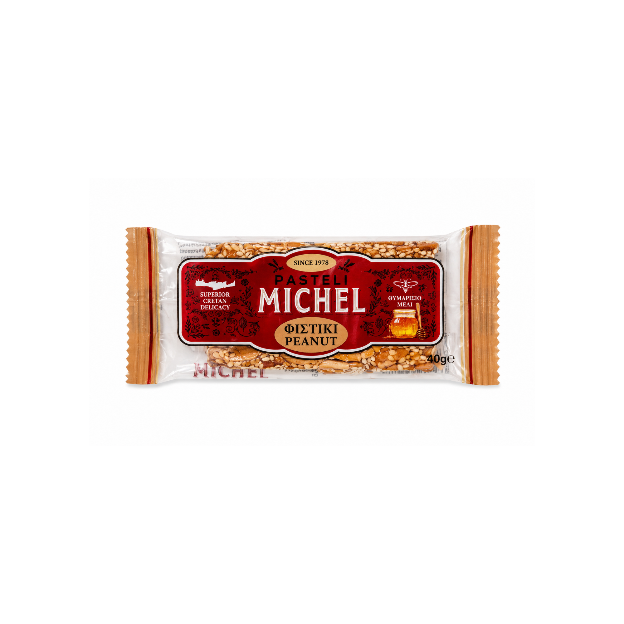 Obr. Pasteli Sezamová tyčinka s arašídmi 40g