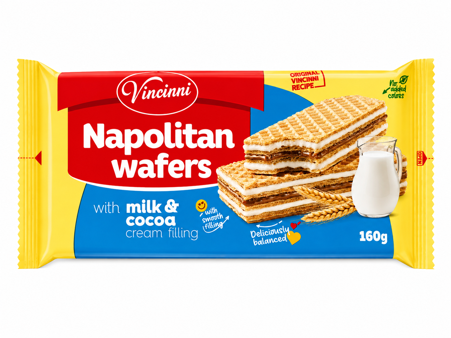 Obr. Napolitan wafers mliečno-kakaové 160g