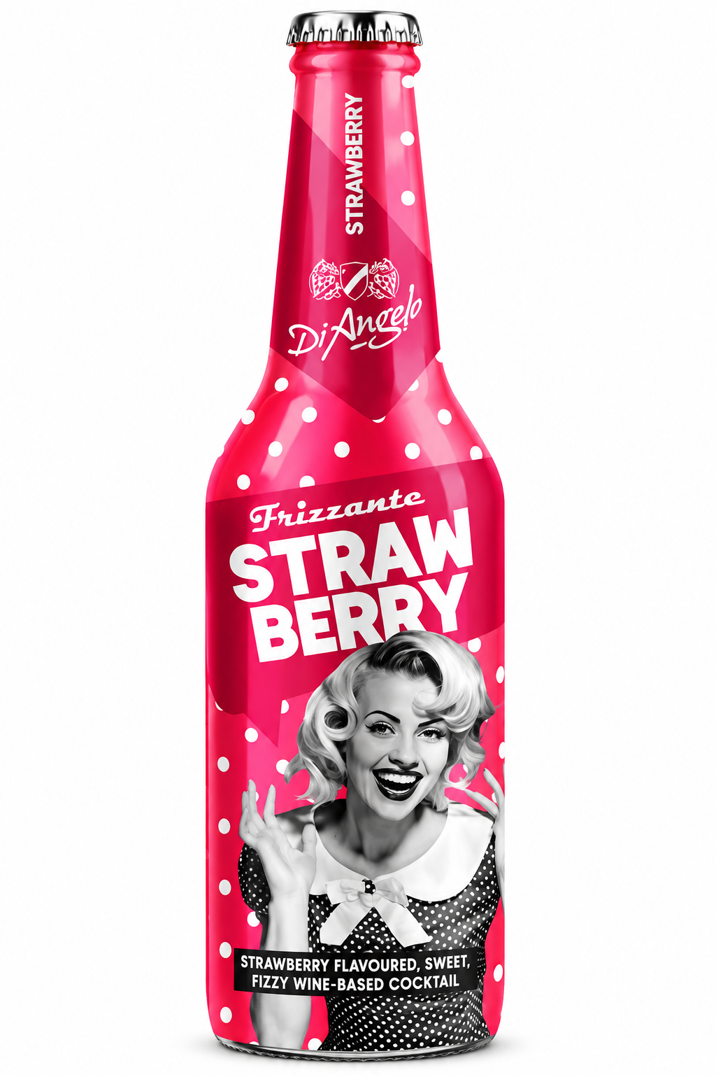 Obr. Koktail DiAngelo Strawberry 330 ml