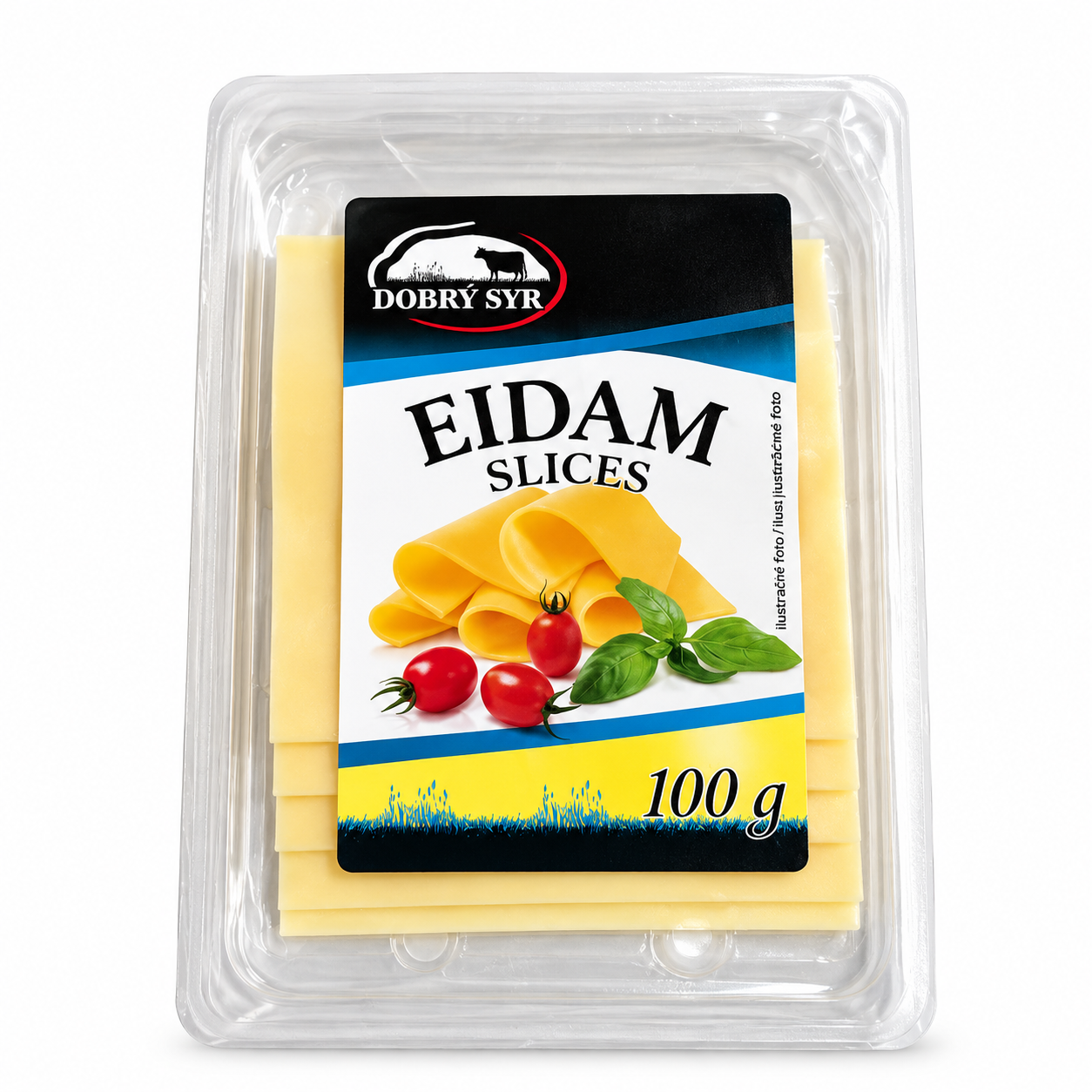 Obr. DOBRÝ SYR Eidam plátky 100g