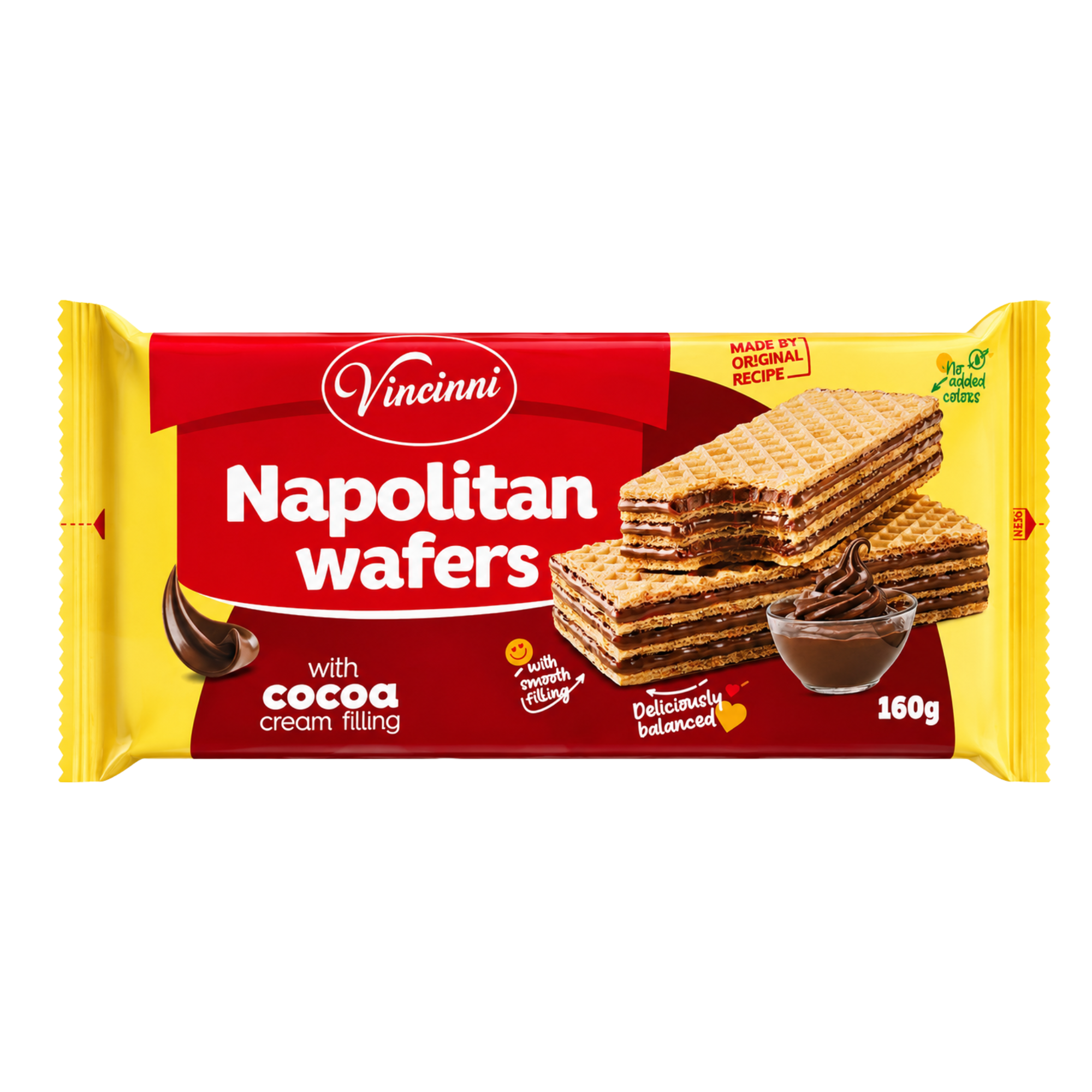Obr. Napolitan wafers kakao 160g