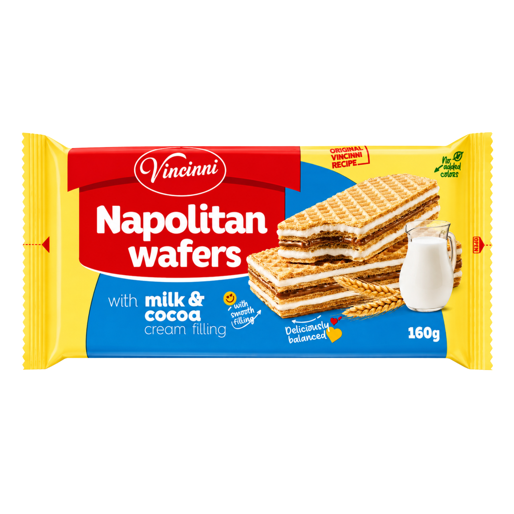 Obr. Napolitan wafers mliečno-kakaové 160g