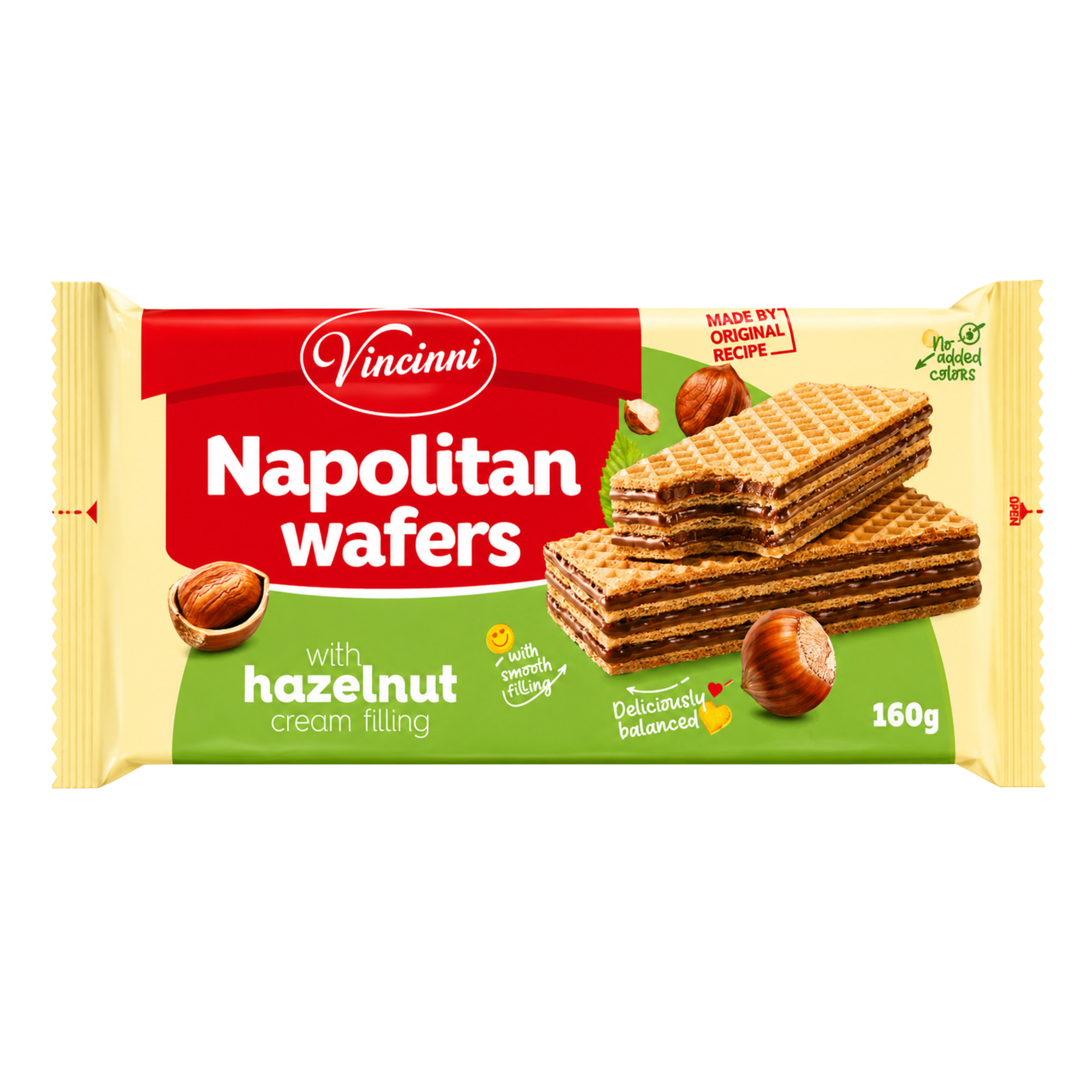 Obr. Napolitan wafers lieskový orech 160g