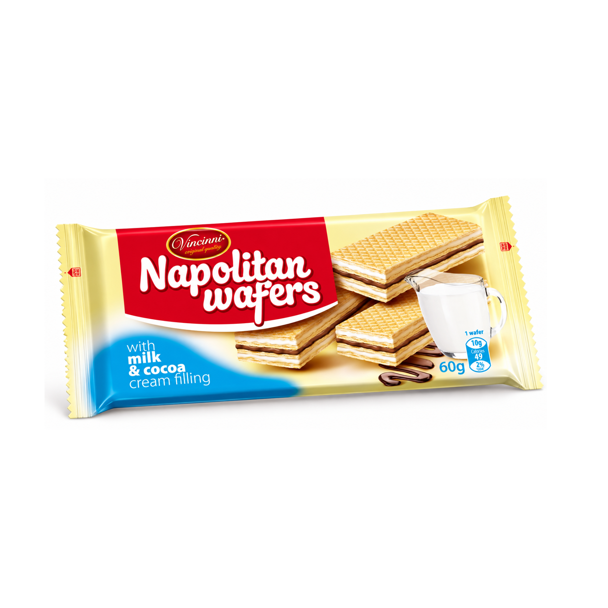 Obr. Napolitan wafers mliečno-kakaové 60g
