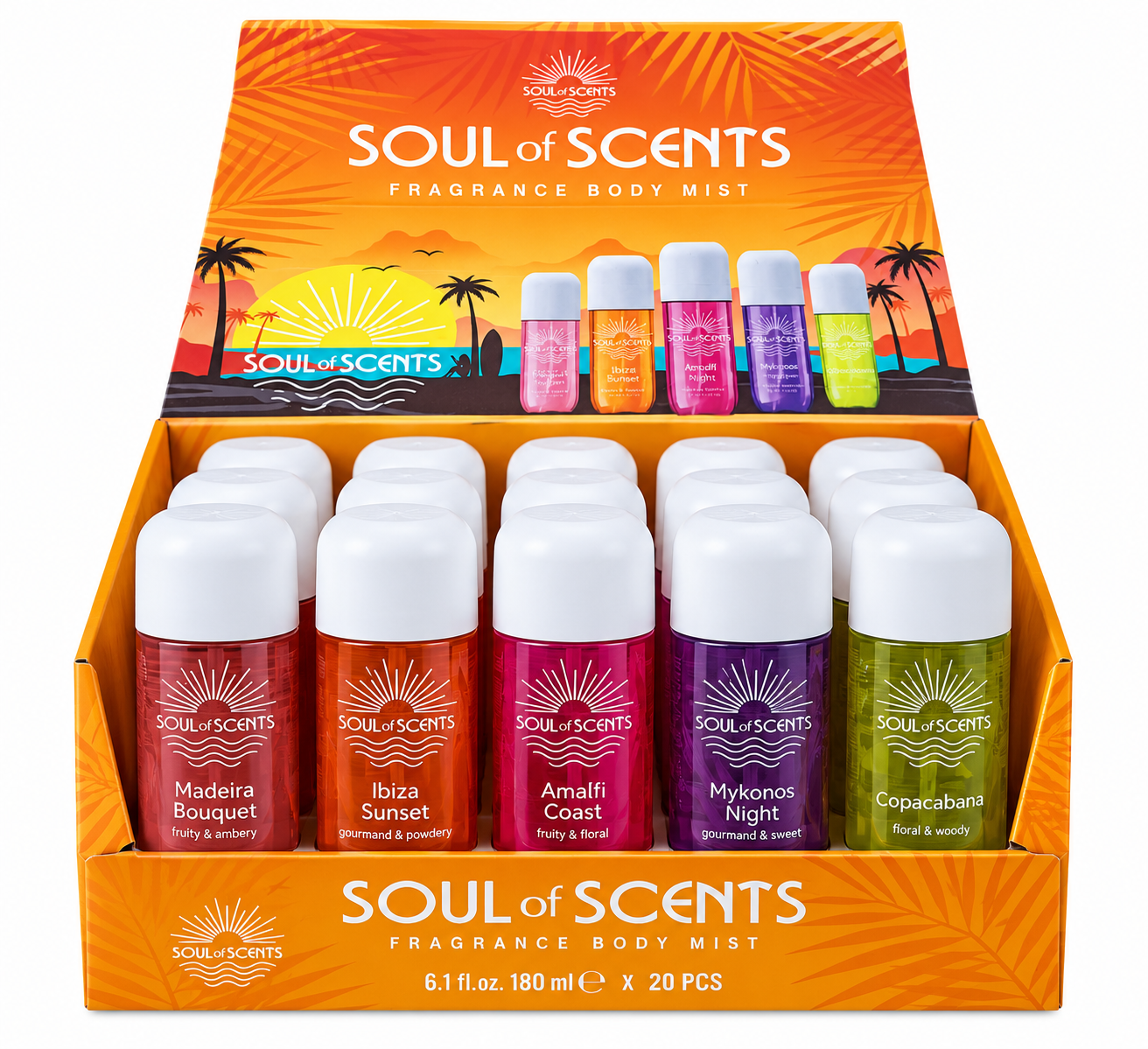 Obr. Soul of Scents - Telový sprej mix 5 vôní