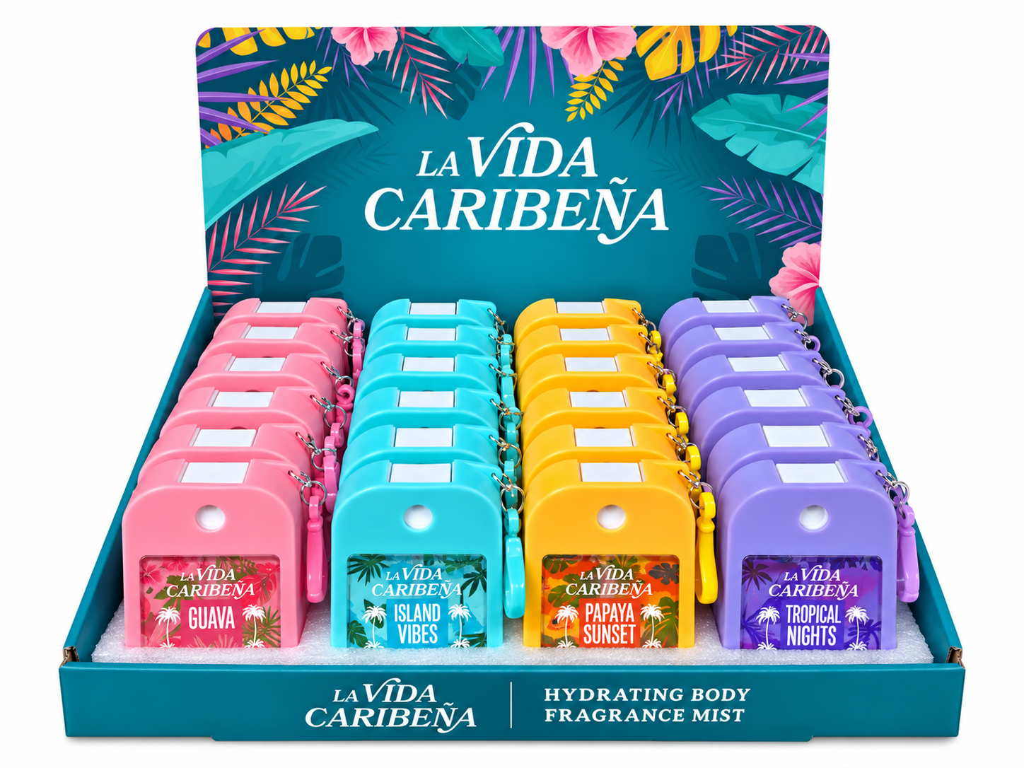 Obr. La Vida Caribena - Telový sprej mix 4 vôní
