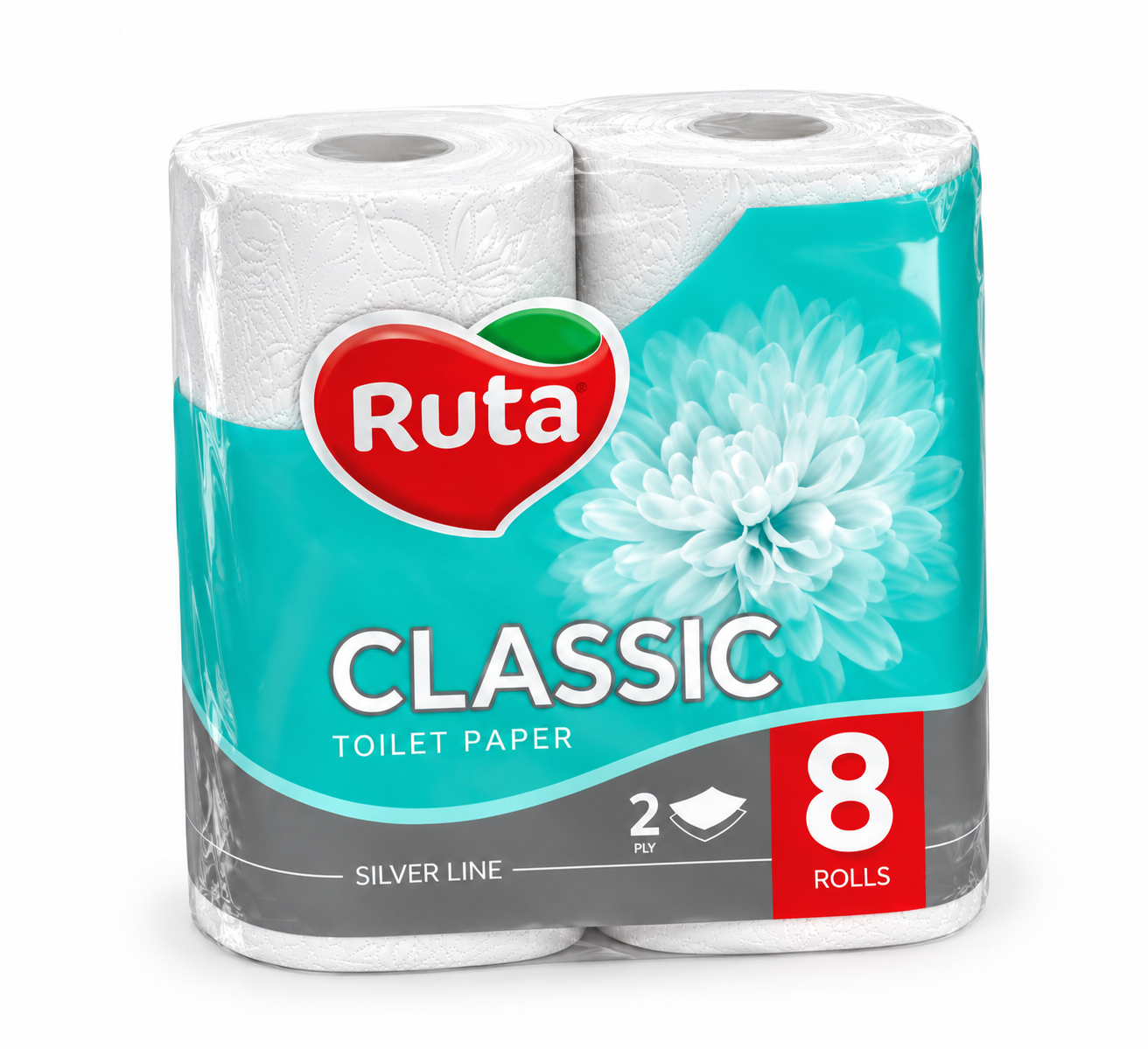 Obr. Toaletný papier 8 x rolka / 2-vrstvový